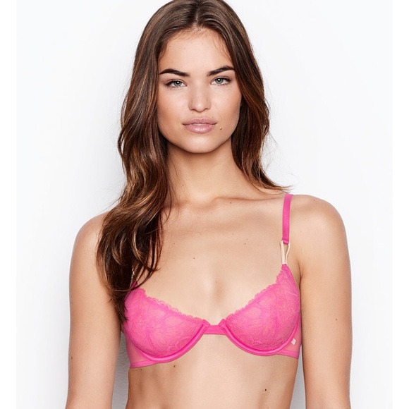 Victoria Secret Sexy Tee Unlined Sequin Demi Bra - Picture 2 of 4